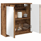 Mobiletto per specchio da bagno Legno vecchio 60 x 20 x 60 cm