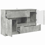 Credenza Grigio cemento 100 x 30 x 65,6 Legno truciolato