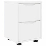 Comodino Bianco 30,5 x 30 x 43 cm Legno truciolato