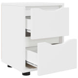 Comodino Bianco 30,5 x 30 x 43 cm Legno truciolato