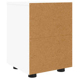 Comodino Bianco 30,5 x 30 x 43 cm Legno truciolato