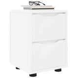 Comodino Bianco 30,5 x 30 x 43 cm Legno truciolato