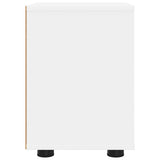 Comodino Bianco 30,5 x 30 x 43 cm Legno truciolato
