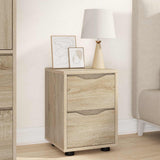 Comodino Rovere Sonoma 30,5 x 30 x 43 cm Legno truciolato