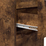 Comodini 2 pcs Rovere fumé 30,5 x 30 x 43 cm Legno truciolato