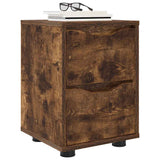 Comodini 2 pcs Rovere fumé 30,5 x 30 x 43 cm Legno truciolato