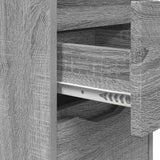 Comodini con cassetto 2 pcs Grigio Sonoma 30,5 x 30 x 43 cm