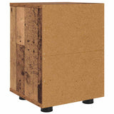 Comodini con cassetto 2 pcs Legno vecchio 30,5 x 30 x 43 cm