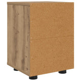 Comodini 2 pz Rovere artigianale 30,5 x 30 x 43 cm
