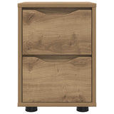 Comodini 2 pz Rovere artigianale 30,5 x 30 x 43 cm