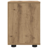 Comodini 2 pz Rovere artigianale 30,5 x 30 x 43 cm