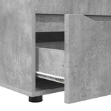 Armadio Grigio cemento 40 x 48 x 57 cm Legno truciolato