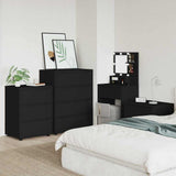Armadio Nero 60 x 48 x 81 cm Legno truciolato