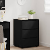Armadio Nero 60 x 48 x 81 cm Legno truciolato