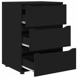 Armadio Nero 60 x 48 x 81 cm Legno truciolato