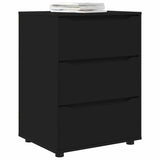 Armadio Nero 60 x 48 x 81 cm Legno truciolato