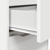 Comodino con cassetto Bianco 40 x 30 x 467 cm Legno truciolato