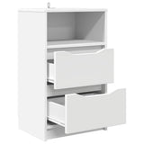 Comodino con cassetto Bianco 40 x 30 x 467 cm Legno truciolato