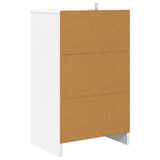 Comodino con cassetto Bianco 40 x 30 x 467 cm Legno truciolato
