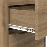 Comodini 2 pz Rovere artigianale 40 x 30 x 467 cm