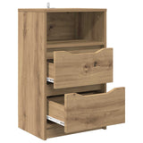 Comodini 2 pz Rovere artigianale 40 x 30 x 467 cm