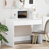 Scrivania Bianco Lucido 100 x 50 x 78 cm Legno ingegnerizzato