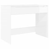 Scrivania Bianco Lucido 100 x 50 x 78 cm Legno truciolato