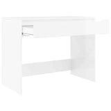 Scrivania Bianco Lucido 100 x 50 x 78 cm Legno ingegnerizzato