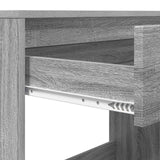 Scrivania Sonoma grigia 100 x 50 x 78 cm Legno ingegnerizzato