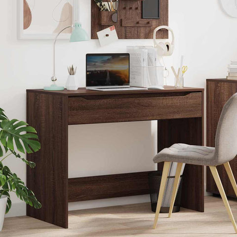Scrivania Rovere Marrone 100 x 50 x 78 cm Legno truciolato