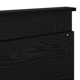 Testiera con testiera Rovere Nero 200 cm Legno truciolato