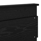 Testiera con testiera Rovere Nero 200 cm Legno truciolato