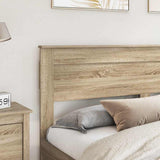 Testiera con testiera Rovere Sonoma 200 cm Legno truciolato