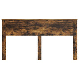 Testiera con testiera Rovere fumé 200 cm Legno truciolato