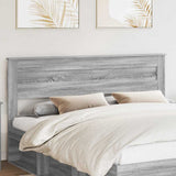 Testiera con testiera Grigio Sonoma 200 cm Legno truciolato