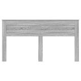 Testiera con testiera Grigio Sonoma 200 cm Legno truciolato