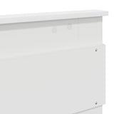 Testiera con testiera Bianco 180 cm Legno truciolato