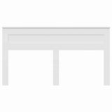 Testiera con testiera Bianco 180 cm Legno truciolato