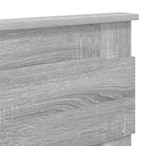 Testiera con testiera Grigio Sonoma 160 cm Legno truciolato