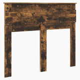 Testiera con testiera Rovere fumé 135 cm Legno truciolato