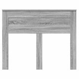Testiera con testiera Grigio Sonoma 135 cm Legno truciolato