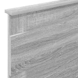 Testiera con testiera Grigio Sonoma 90 cm Legno truciolato