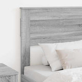 Testiera con testiera Grigio Sonoma 90 cm Legno truciolato