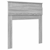 Testiera con testiera Grigio Sonoma 90 cm Legno truciolato