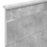 Testiera con testiera Grigio cemento 75 cm Legno truciolato