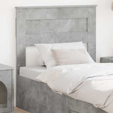Testiera con testiera Grigio cemento 75 cm Legno truciolato