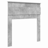 Testiera con testiera Grigio cemento 75 cm Legno truciolato