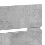 Testiera con testiera Grigio cemento 160 cm Legno truciolato