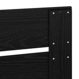 Testiera con testiera Rovere Nero 150 cm Legno truciolato