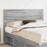 Testiera con testiera Grigio Sonoma 150 cm Legno truciolato